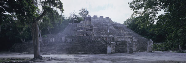 Peten Architectural Style example from Calakmul.